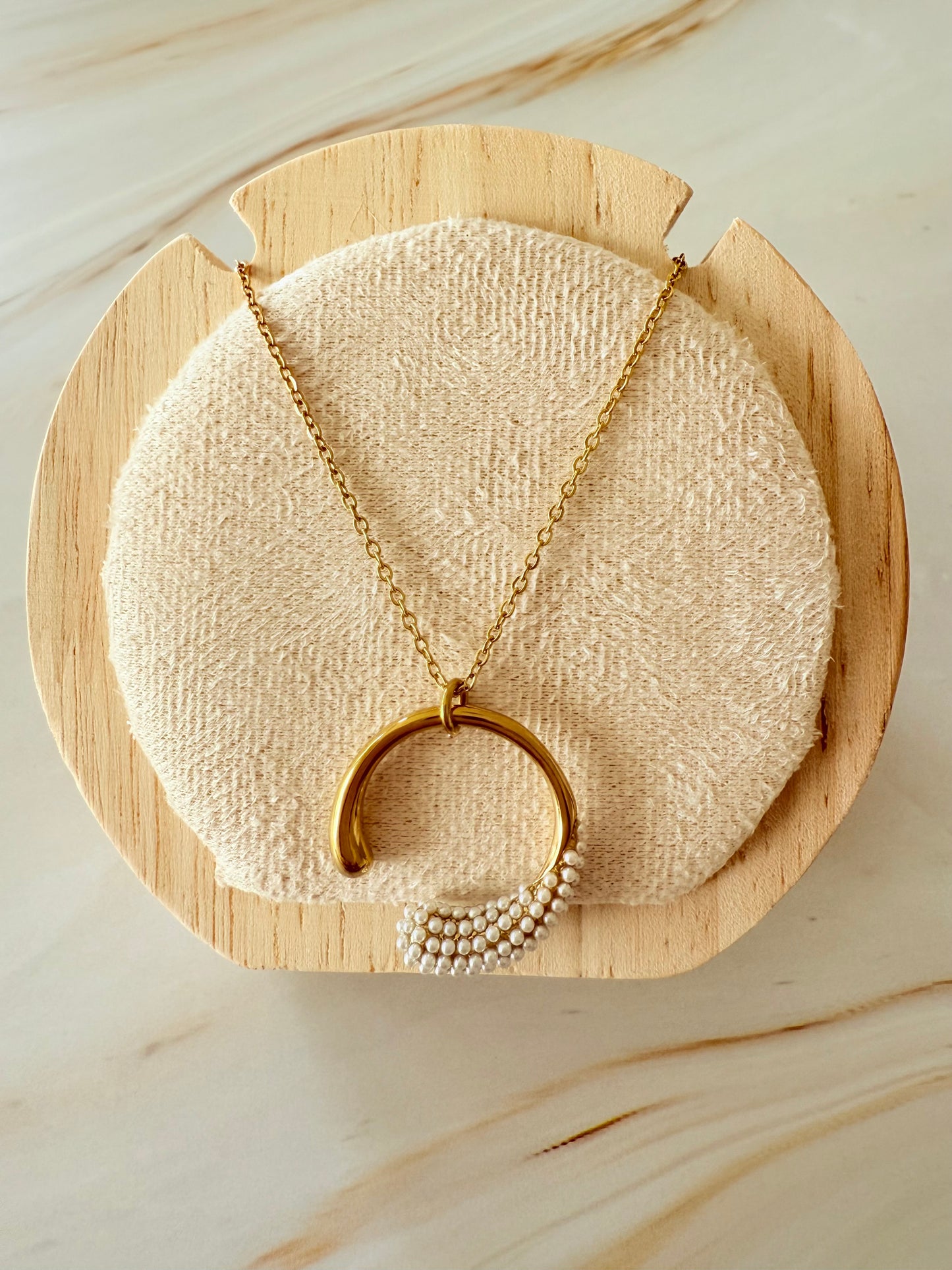 Lunar Pearl Necklace