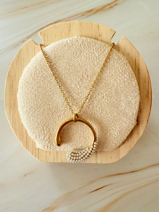 Lunar Pearl Necklace